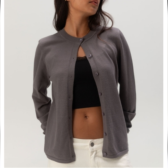 RSQ Womens Crewneck Button Cardigan, SMALL, NWT - Picture 1 of 9